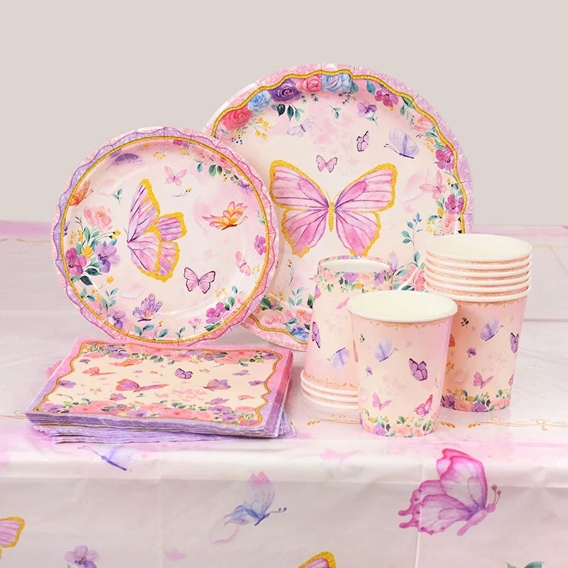 Butterfly Party Tableware