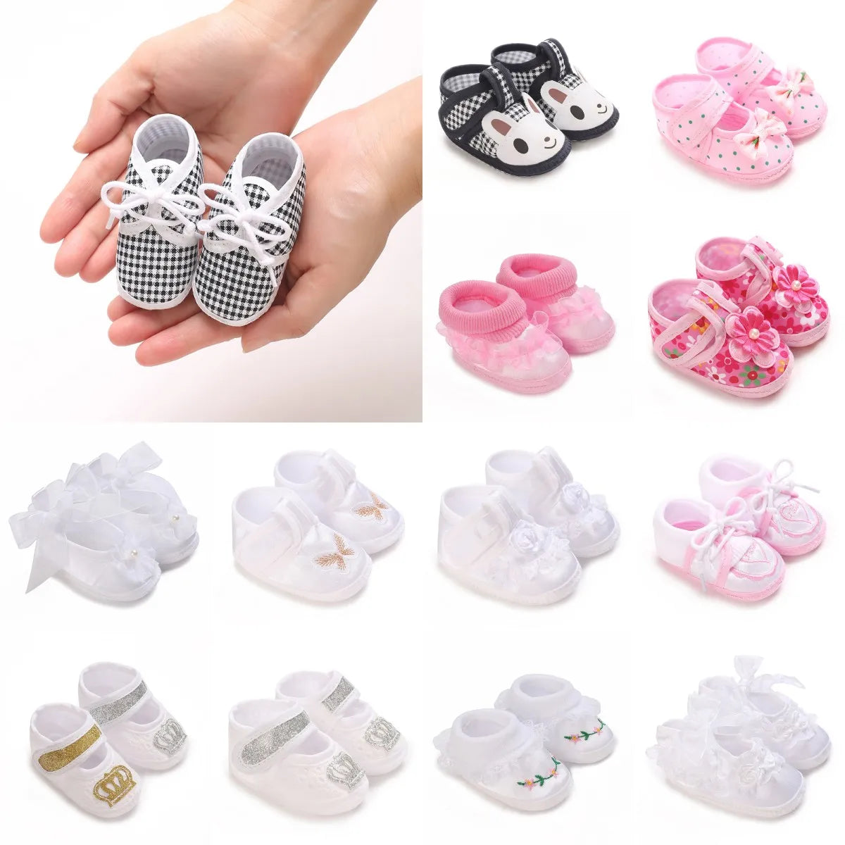 Newborn Baby  Soft Sole Shoes