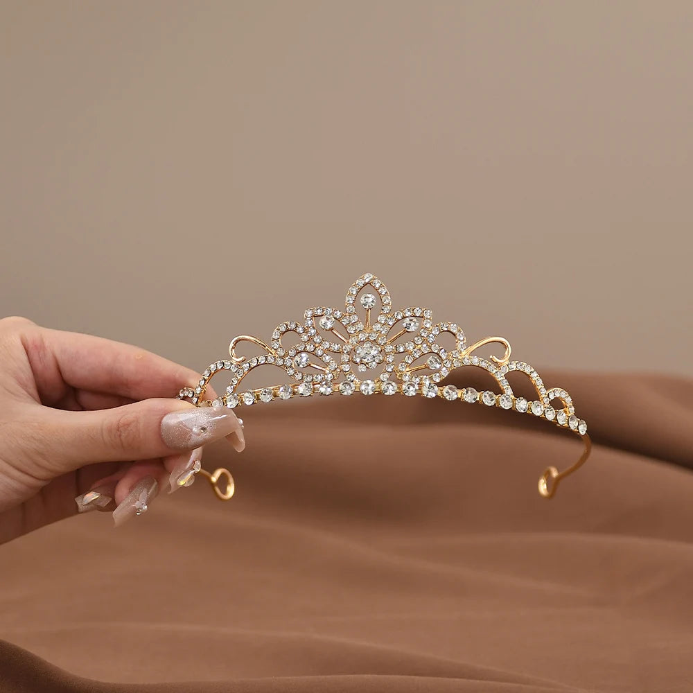 Mini Crystal Crown Tiara