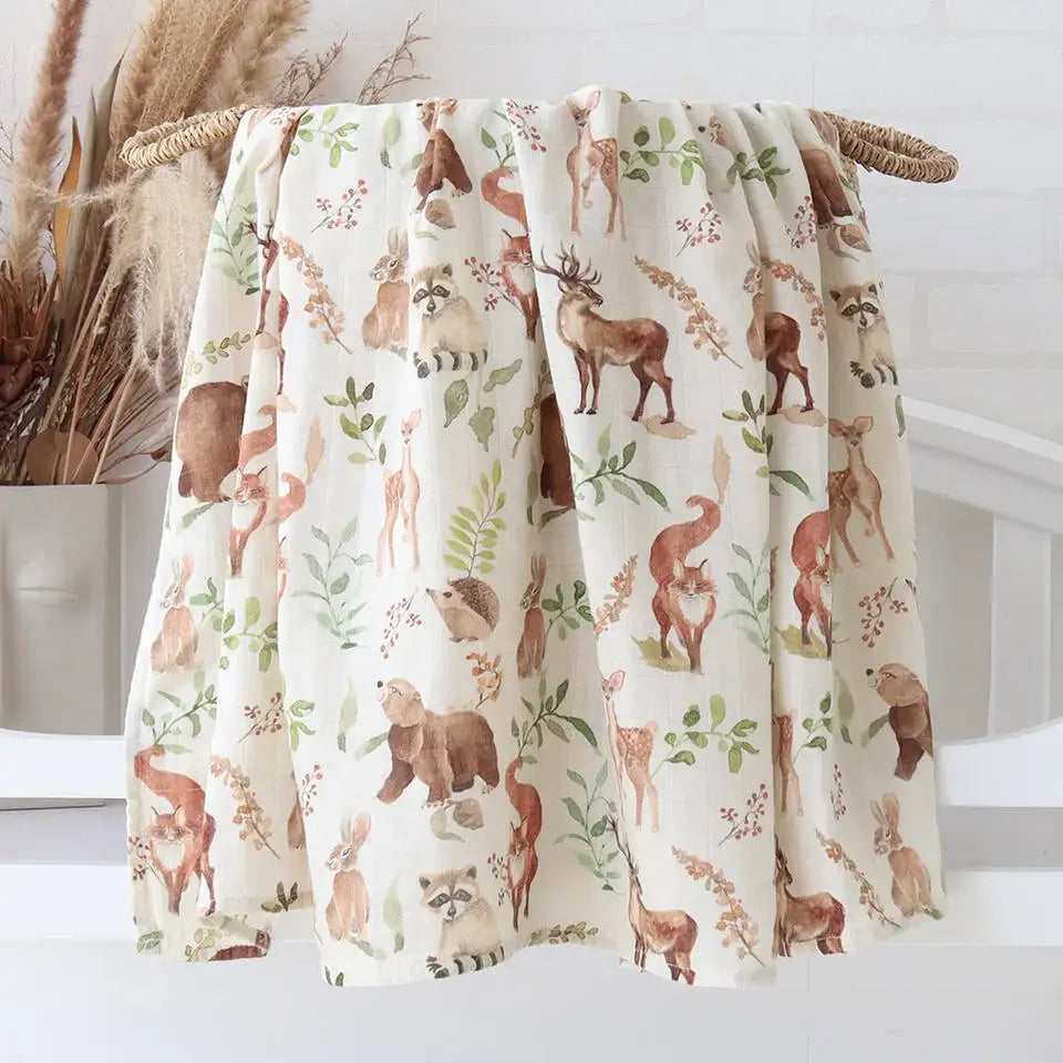 Bamboo Cotton Baby Swaddle Blanket