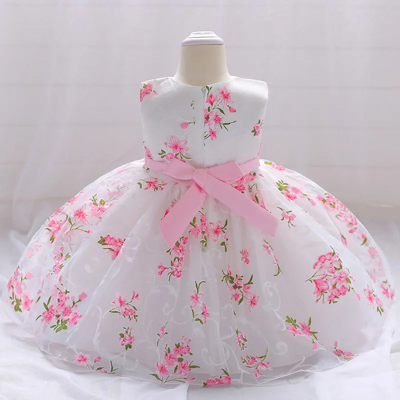 Floral Embroidery Dress