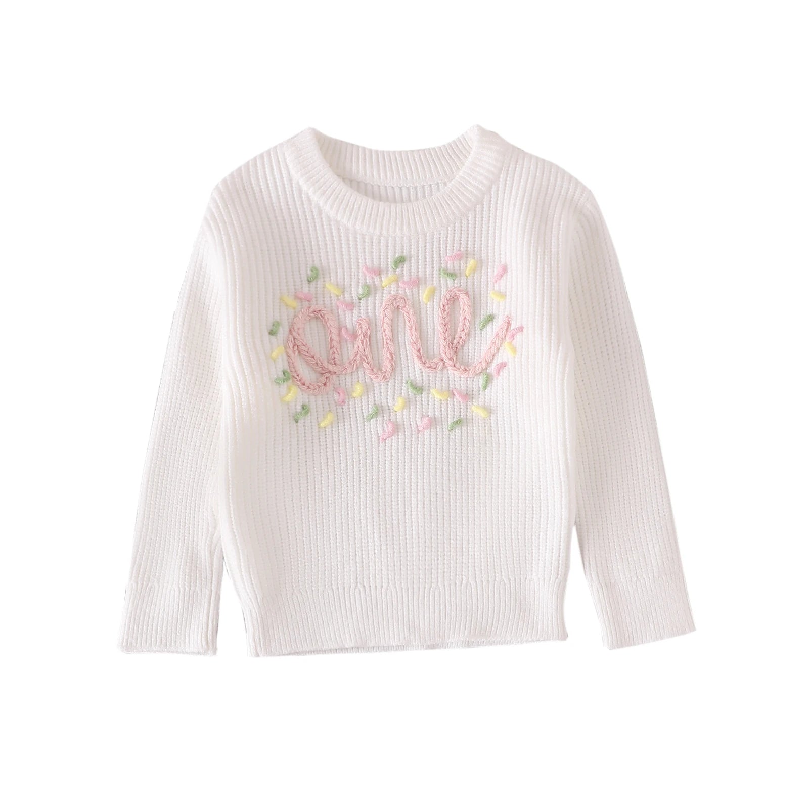 Baby Girl Embroidered Sweater