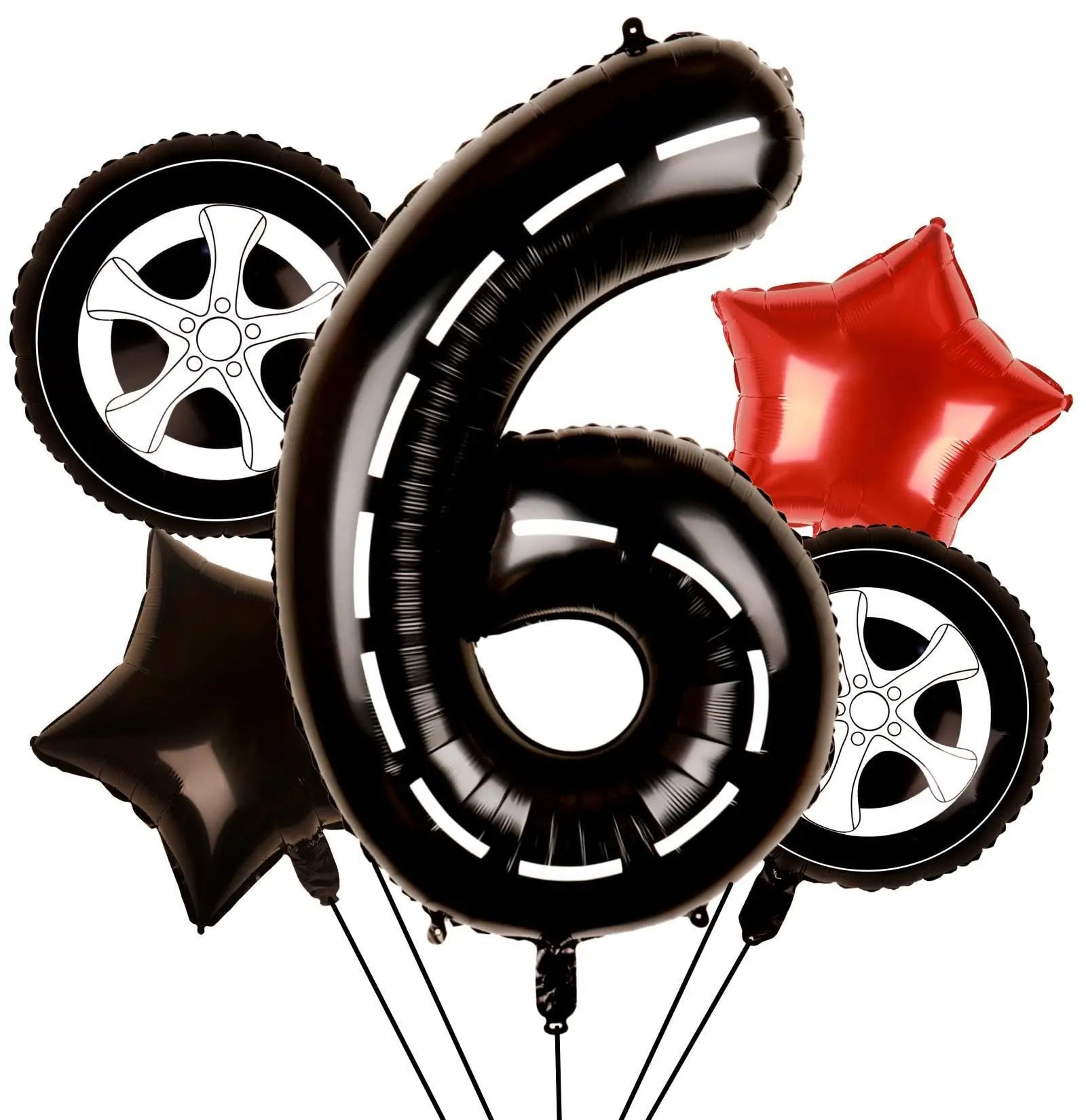 Racing Car Balloon Set - 5 pcs
