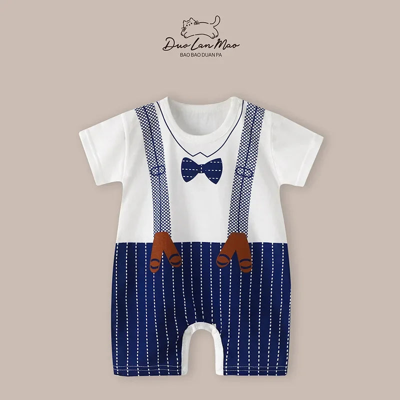 Cartoon Cotton Romper