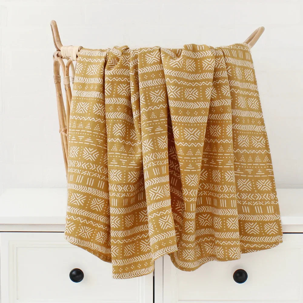 Bamboo Cotton Baby Swaddle Blanket