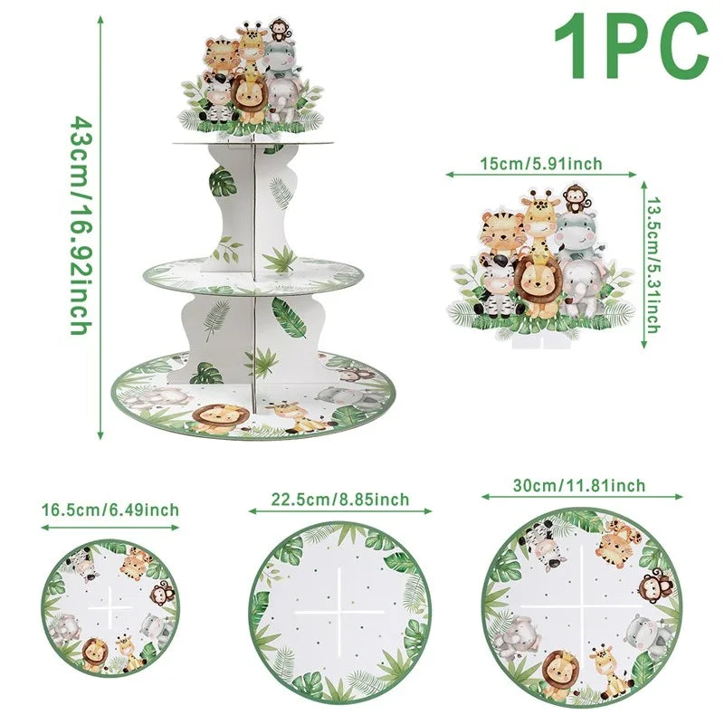 Jungle Animals Tableware Set