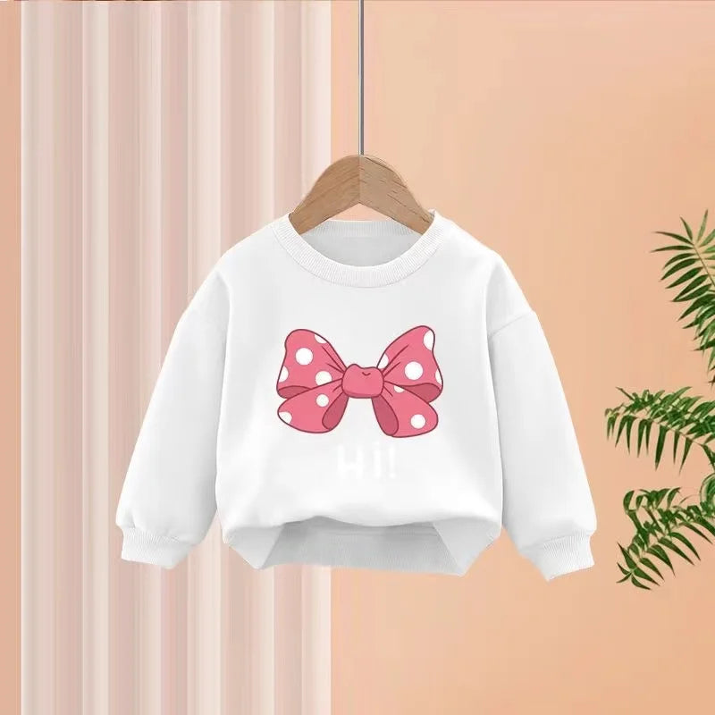 Girl Bow Print Tracksuit