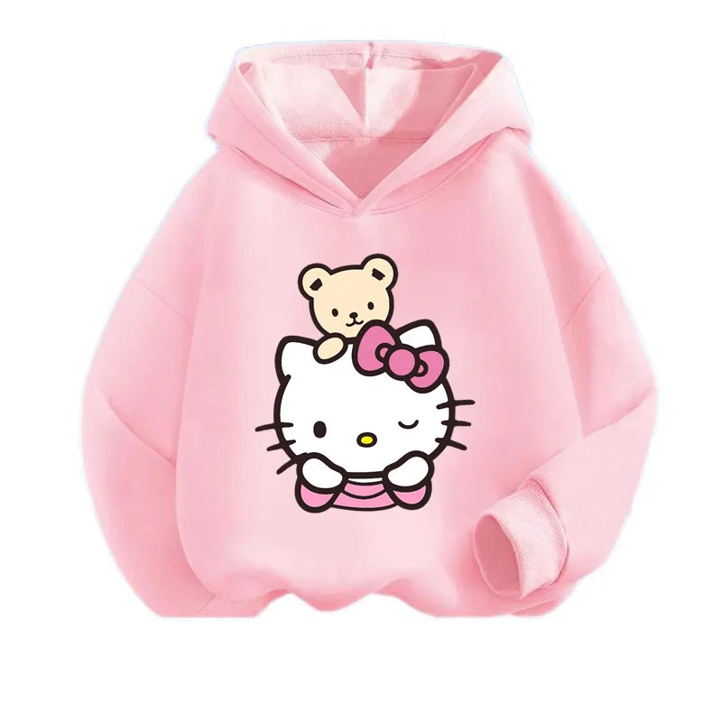 Hello Kitty Printed Hoodie