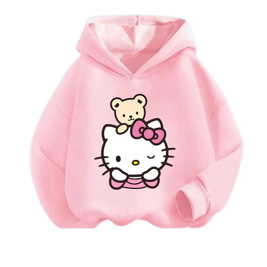 Hello Kitty Printed Hoodie