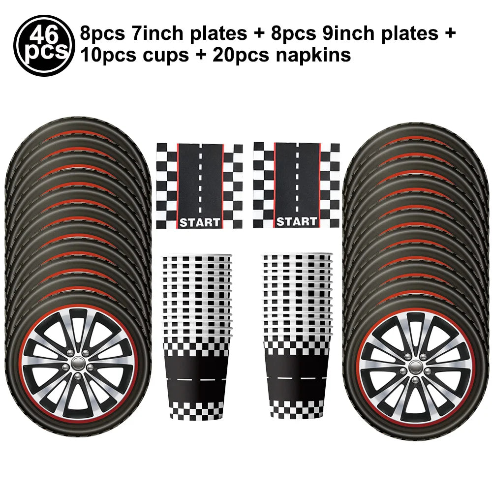 Racing Car Decor Set