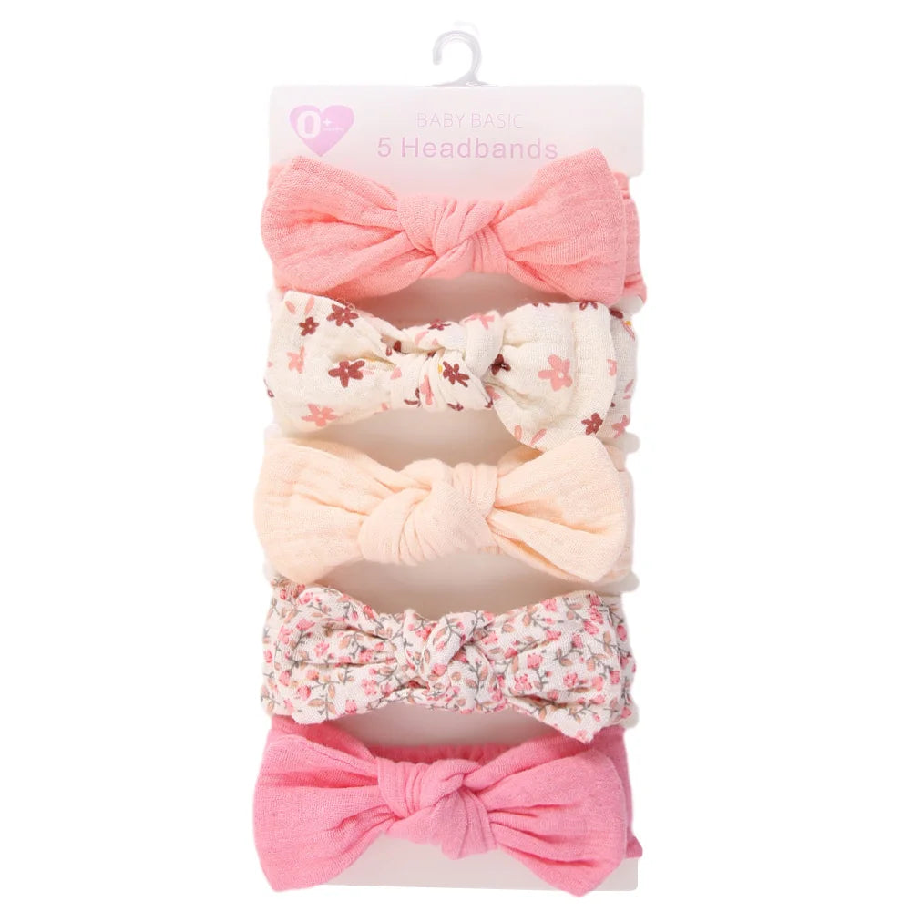 Muslin Cotton Headband Set