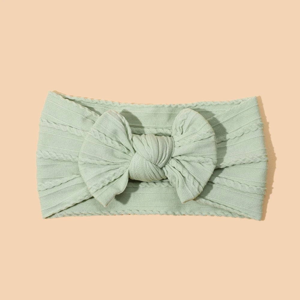 Printed Bow Baby Headband