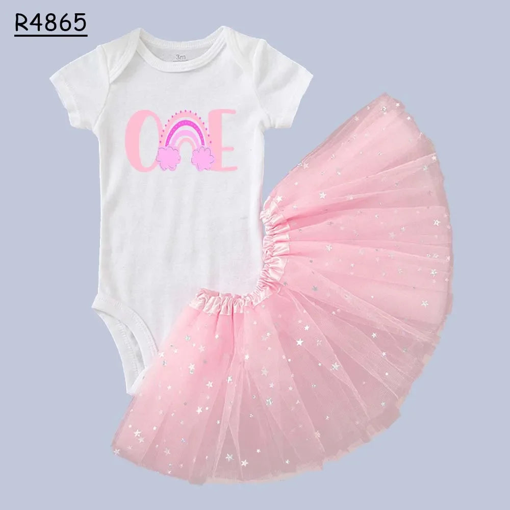 Baby Girl Birthday Tutu Dress