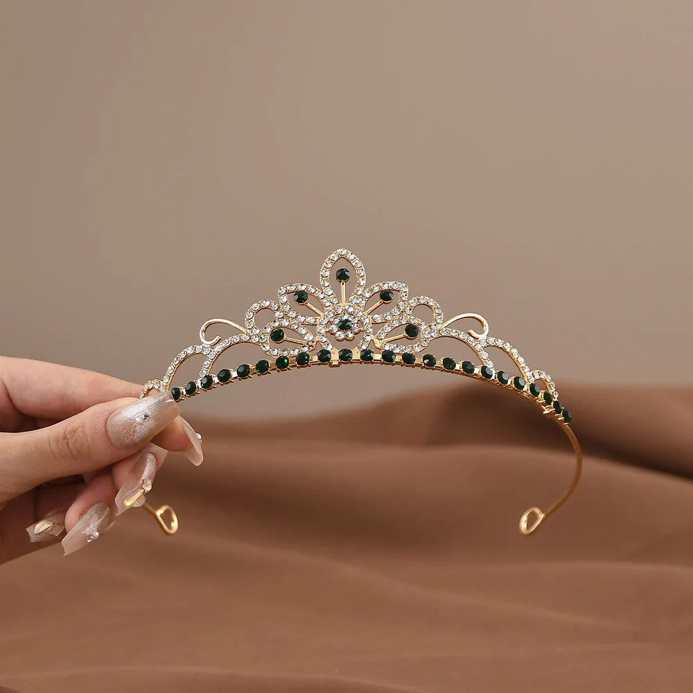 Mini Crystal Crown Tiara