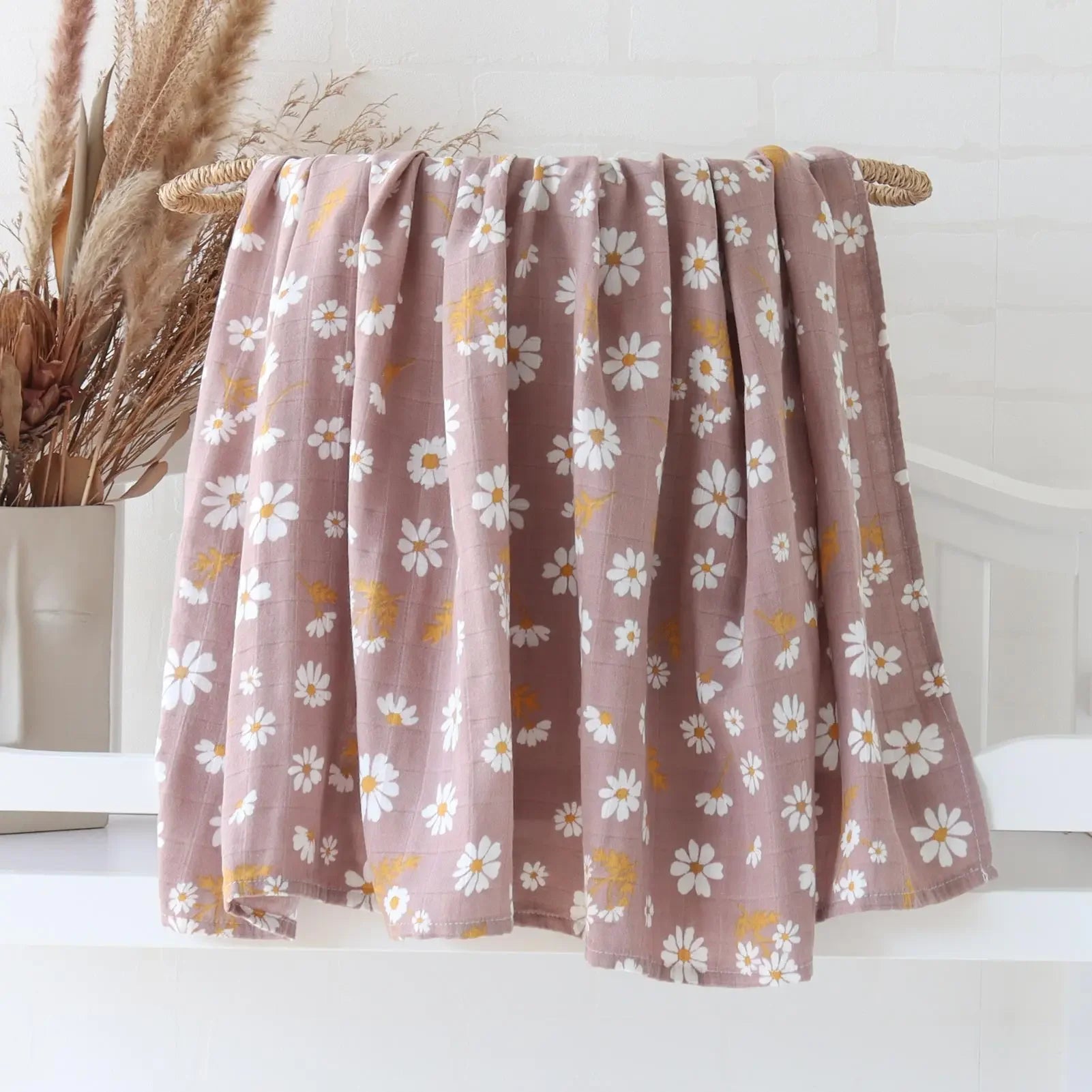 Bamboo Cotton Baby Swaddle Blanket