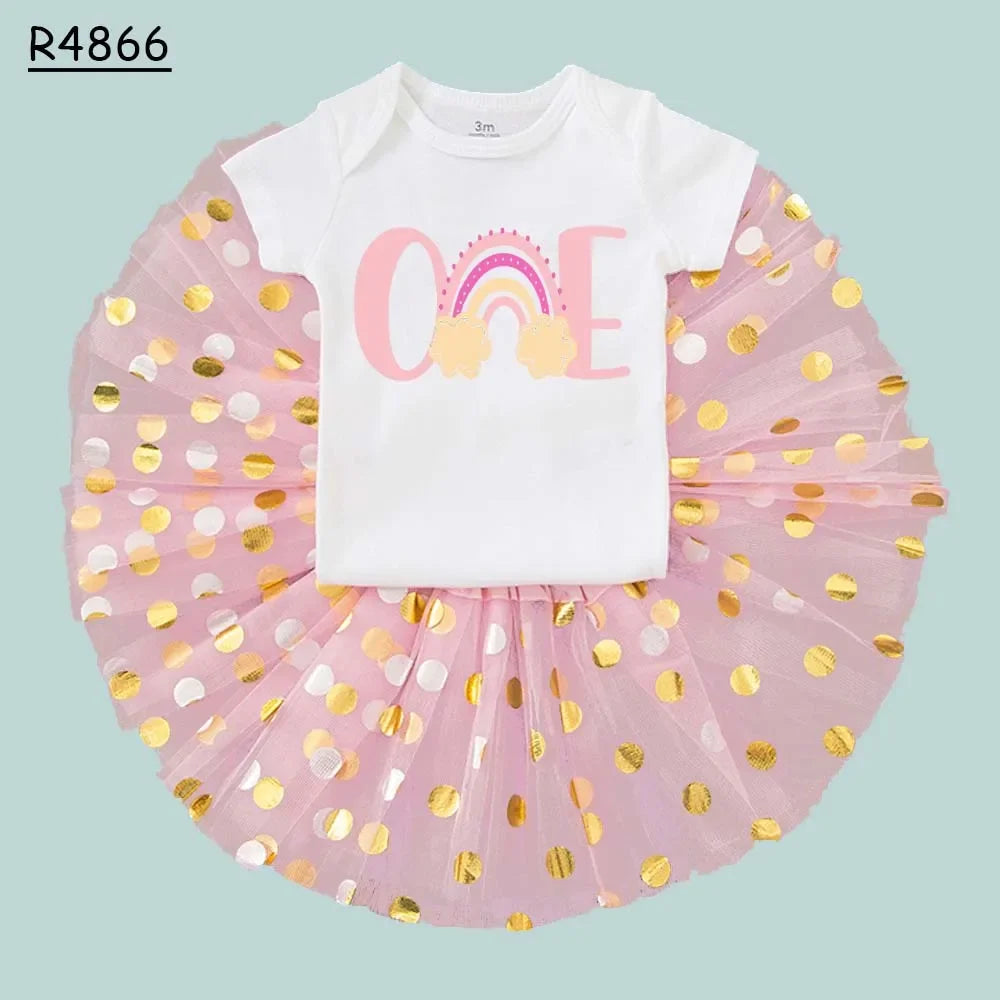 Baby Girl Birthday Tutu Dress