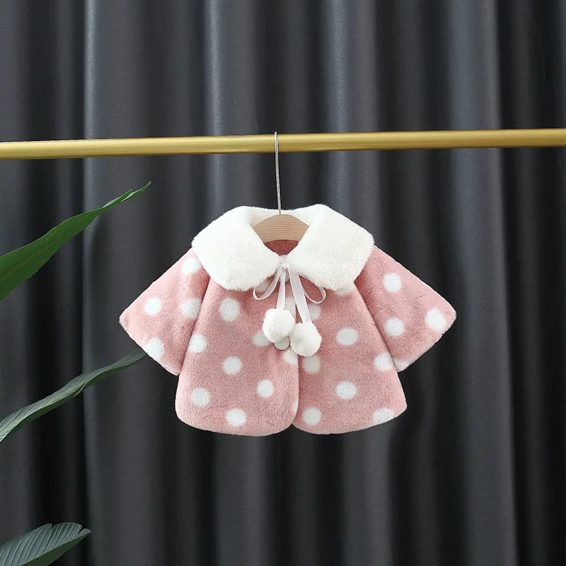 Polka Dot Winter Cloak