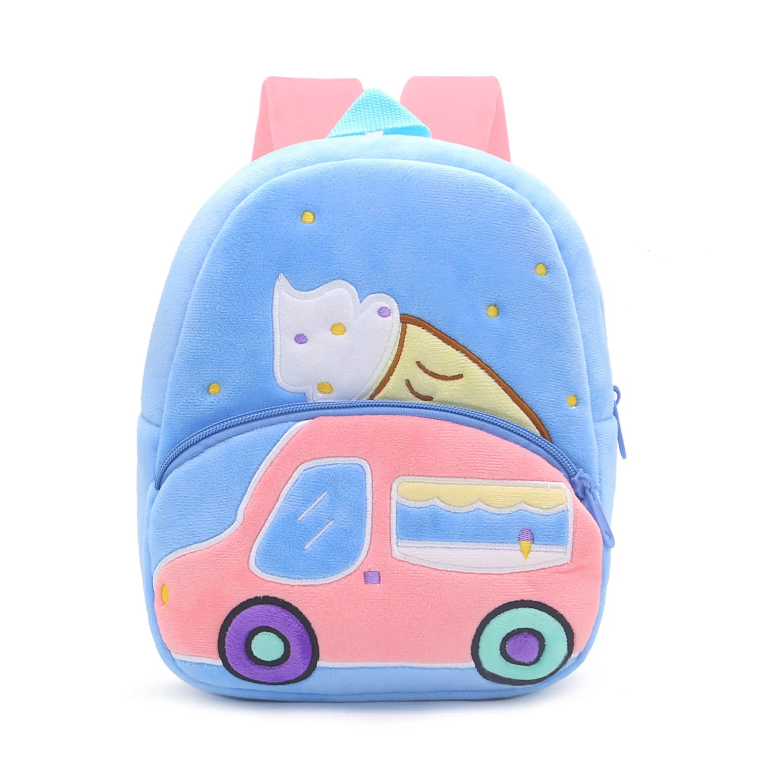 Vehicle-Themed Plush Backpack