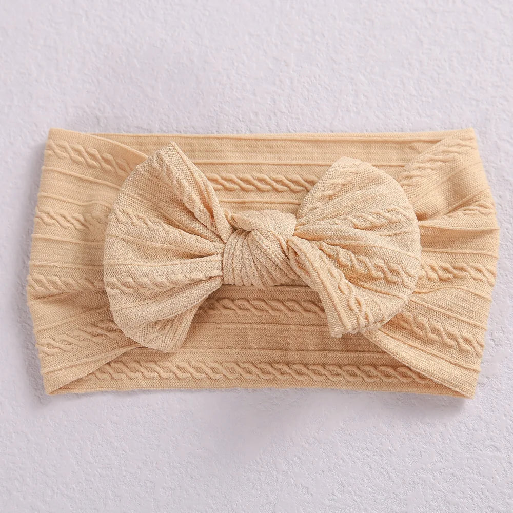 Printed Bow Baby Headband