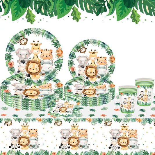 Jungle Animals Tableware Set