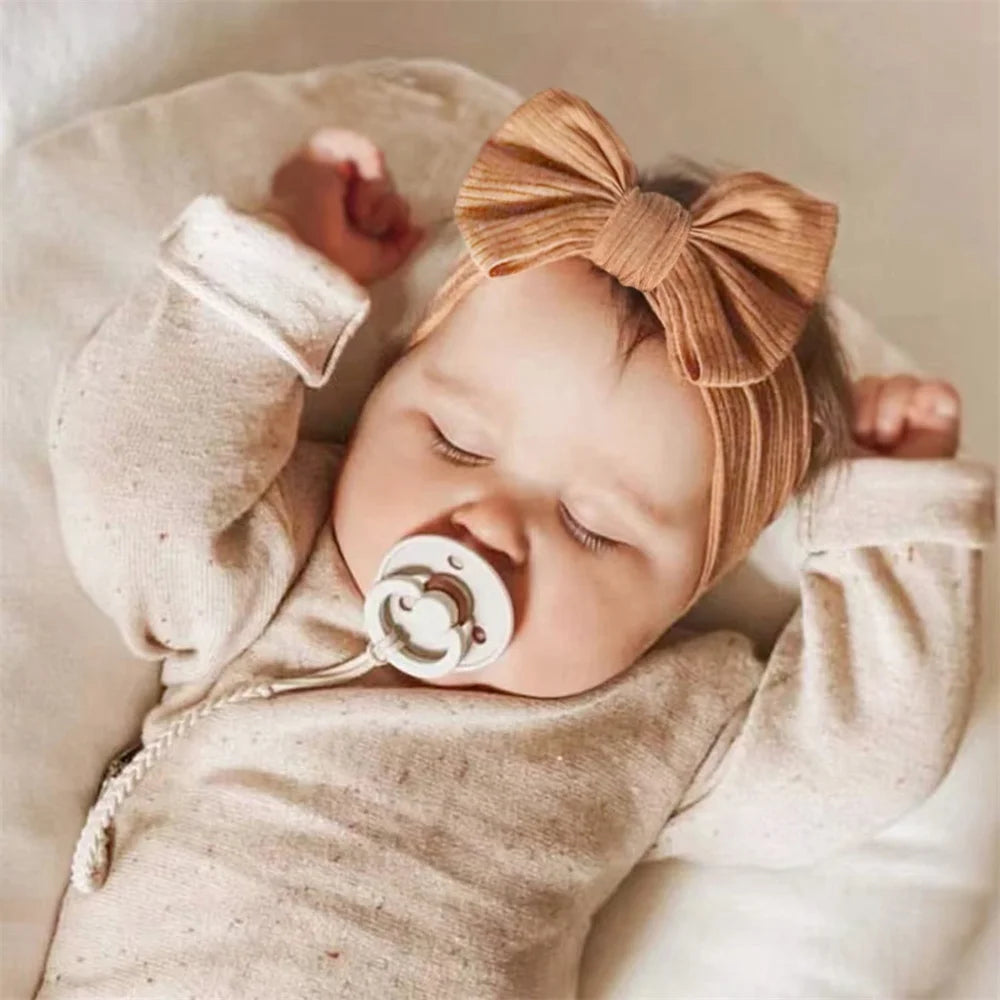 Printed Bow Baby Headband