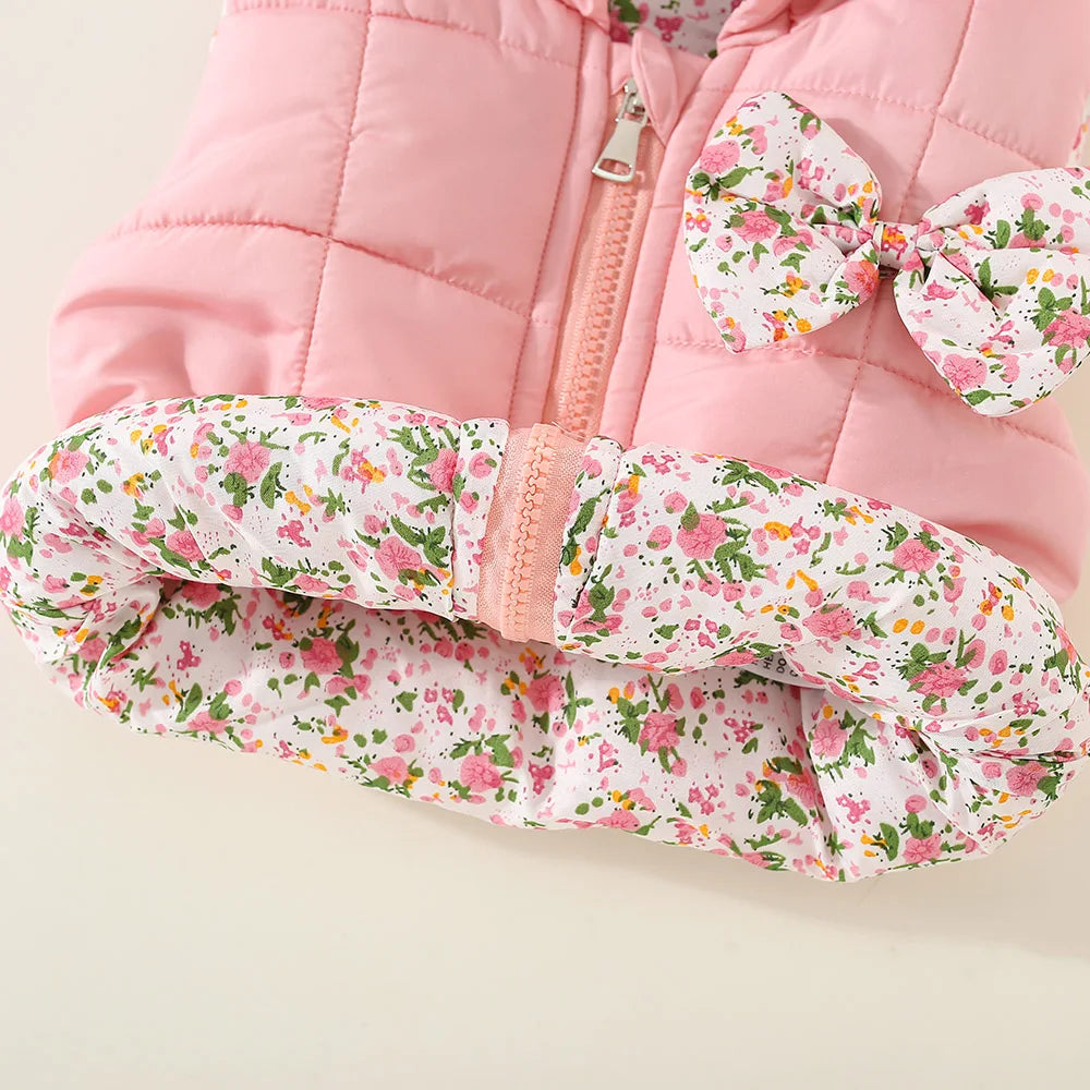 Cute Print Hooded Vest