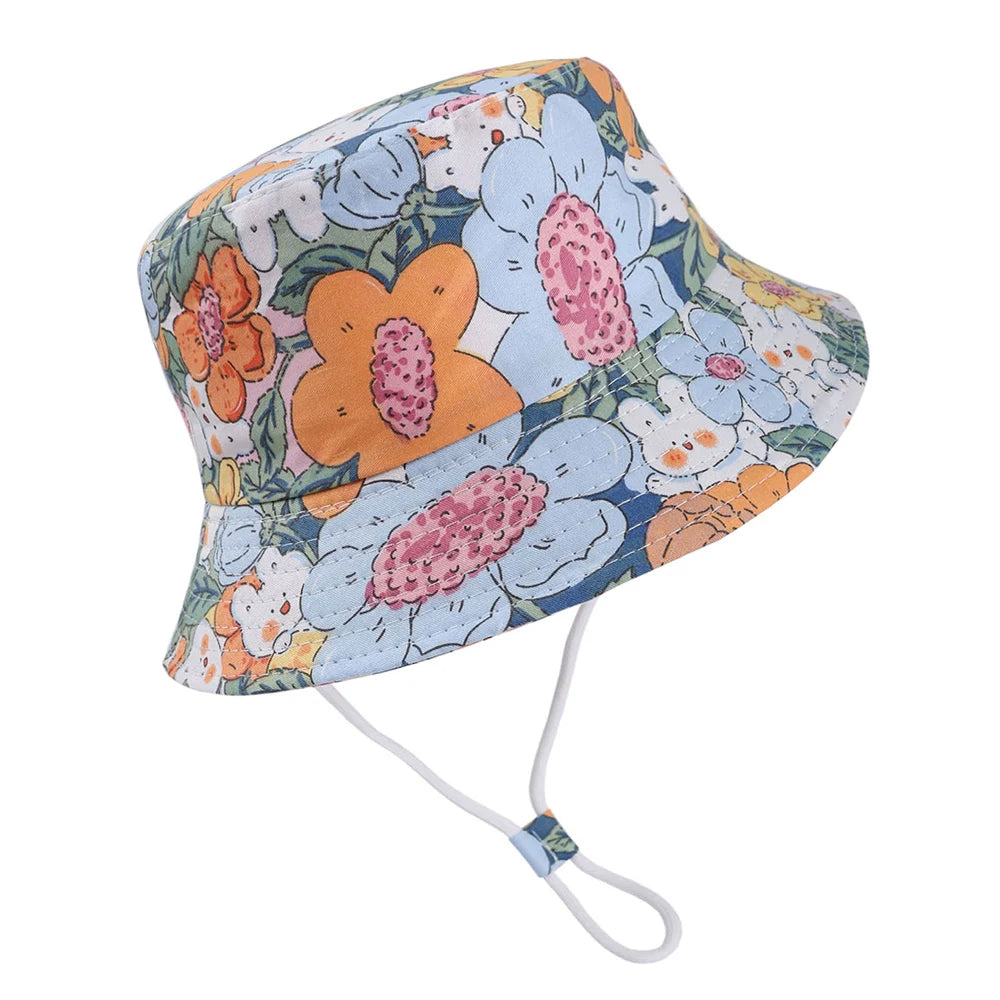 Cartoon Cotton Bucket Cap
