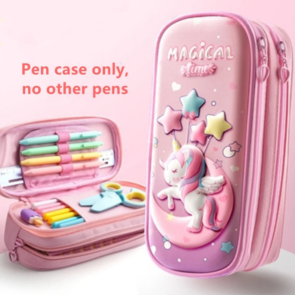3D Cartoon Design Pencil Case