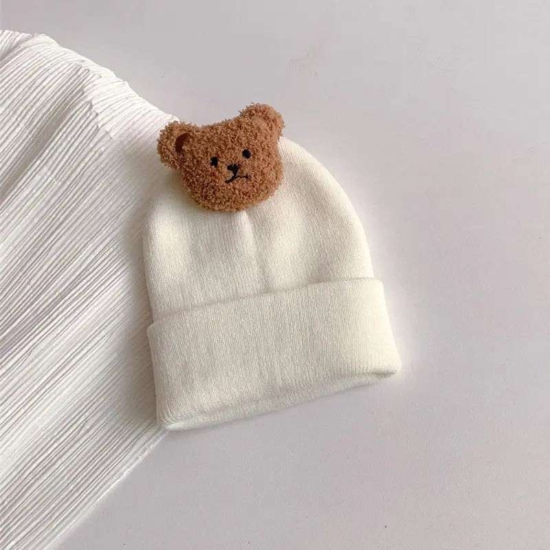 Cartoon Bear Beanie Cap