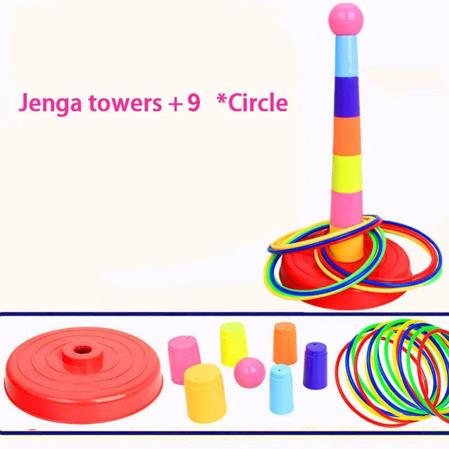 Ring Toss & Stacking Toy Game