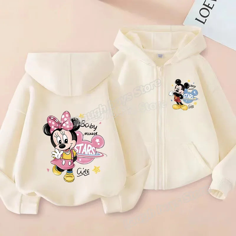 Mickey & Minnie Zipper Hoodie
