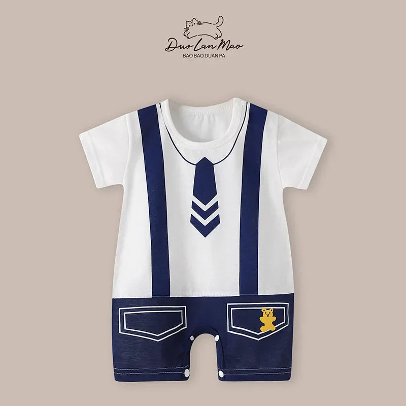 Cartoon Cotton Romper