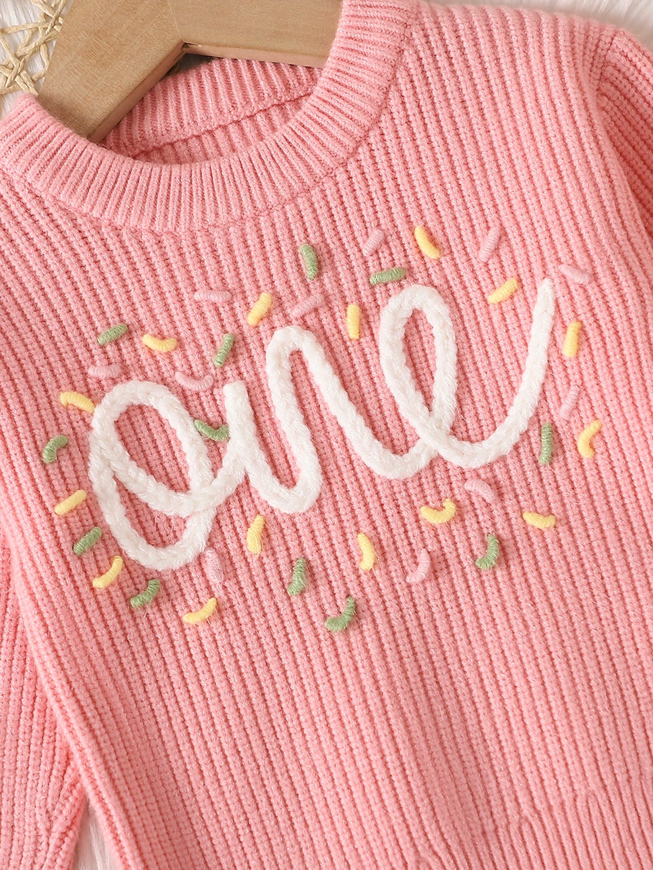 Baby Girl Embroidered Sweater