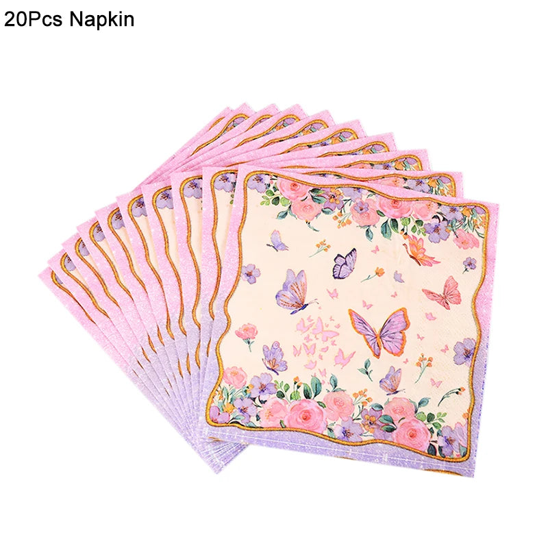 Butterfly Party Tableware