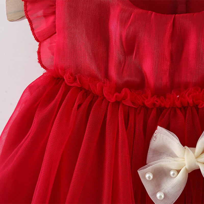 Girls’ Bow Princess Dress