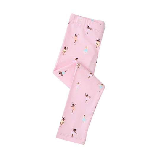 Girls’ Ballerina Print Leggings