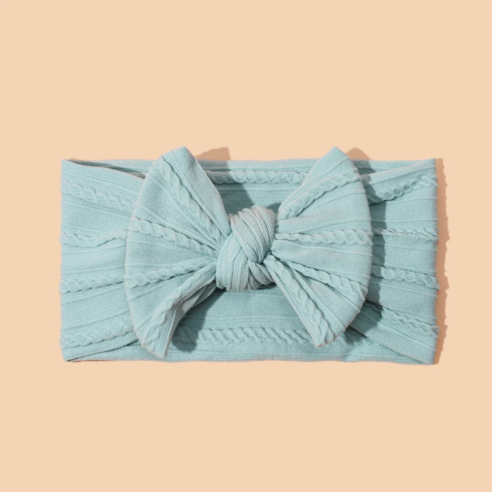 Printed Bow Baby Headband