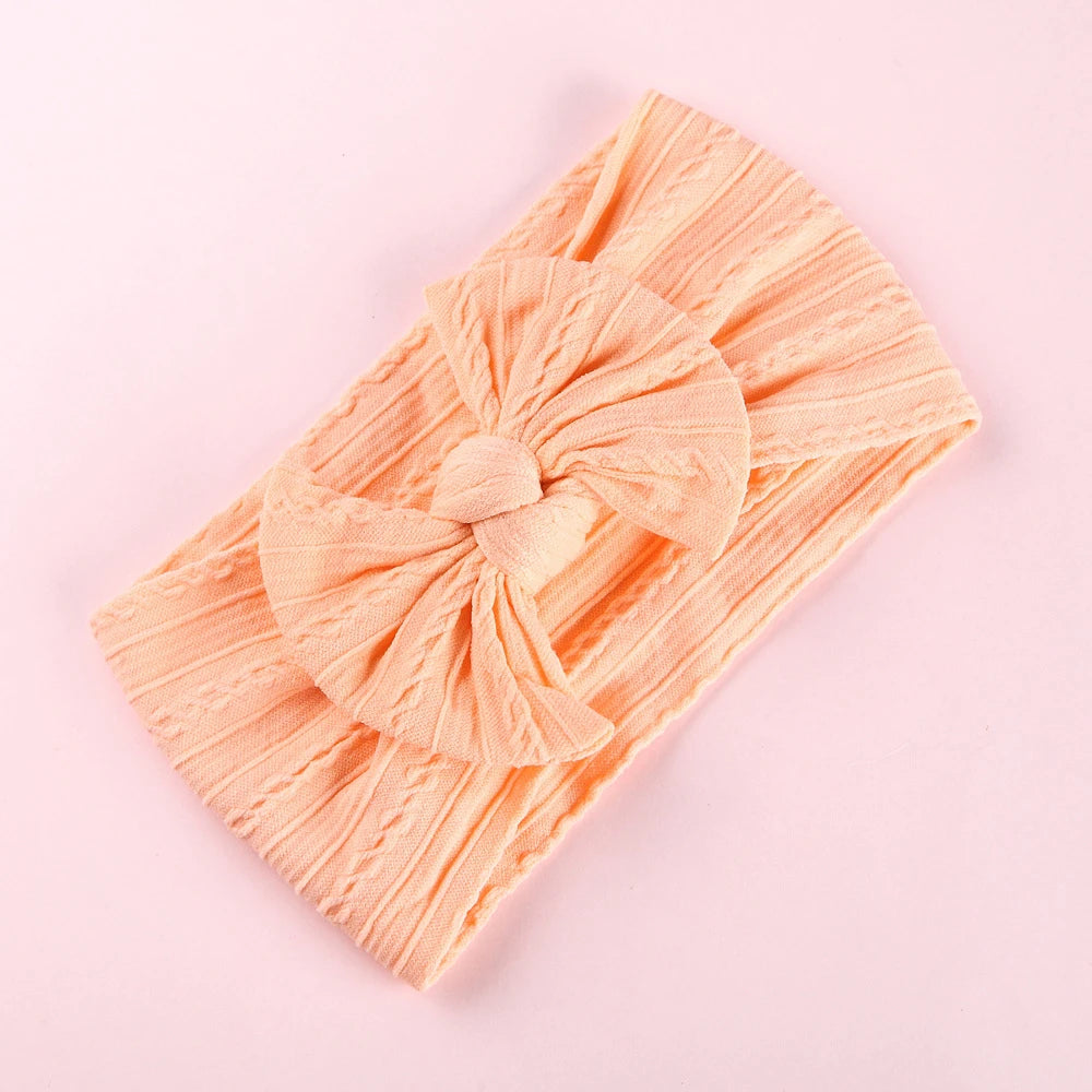 Printed Bow Baby Headband