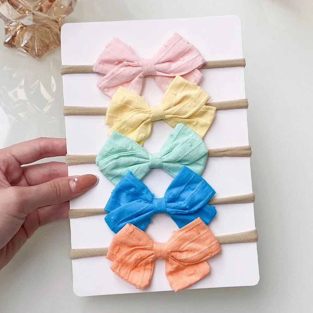 Ribbon Bow Headbands Set