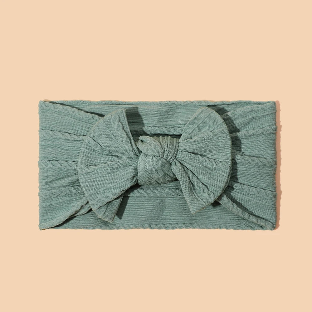 Printed Bow Baby Headband