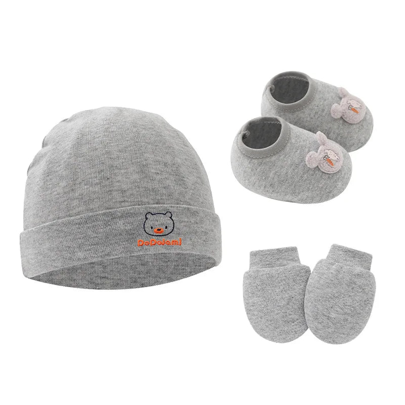 Newborn Beanie, Mittens & Socks Set