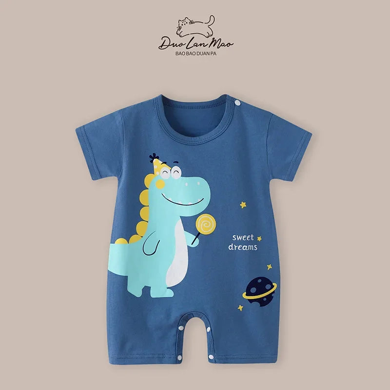 Cartoon Cotton Romper