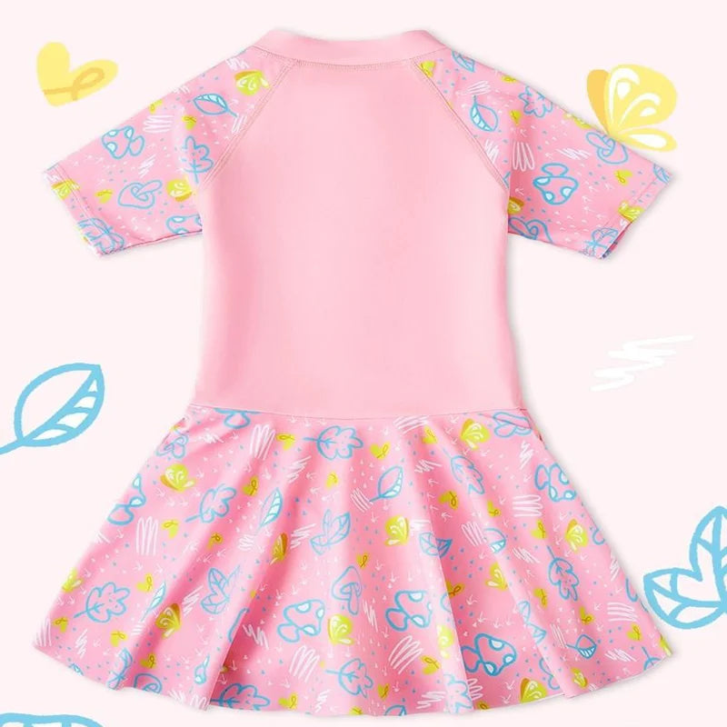 Girls’ One-Piece Princess Swimsuit