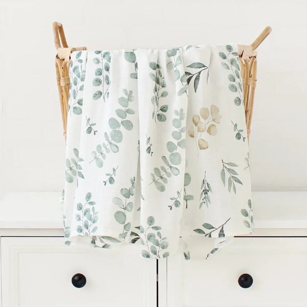 Bamboo Cotton Baby Swaddle Blanket