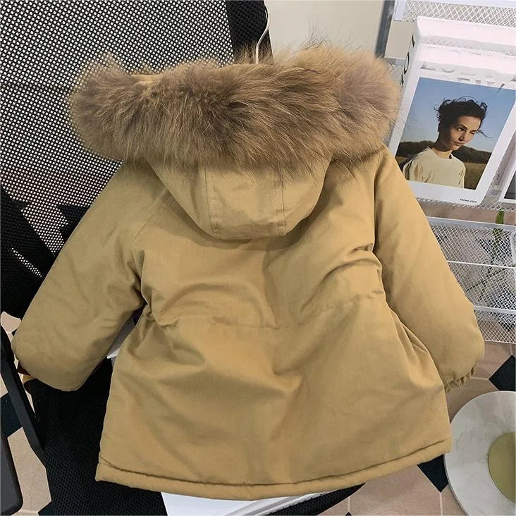 Kids' Plush Parka Jacket