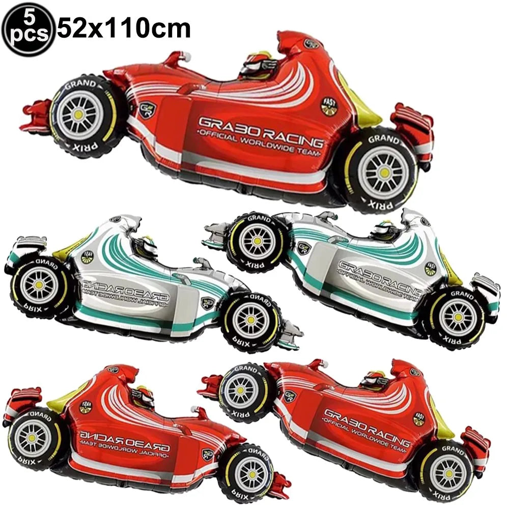 Racing Car Balloon Set - 5 pcs