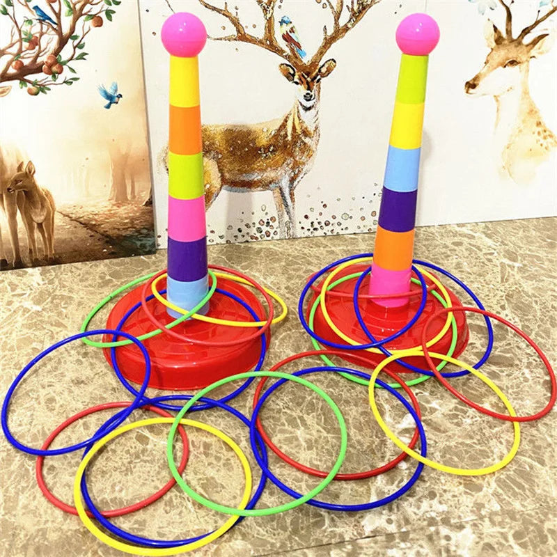 Ring Toss & Stacking Toy Game