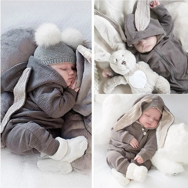 Bunny Ear Baby Romper