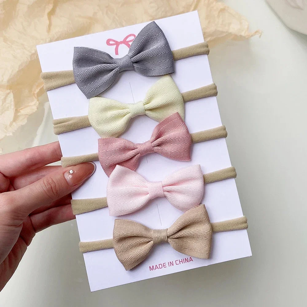 Ribbon Bow Headbands Set