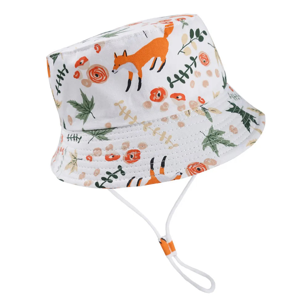 Cartoon Cotton Bucket Cap